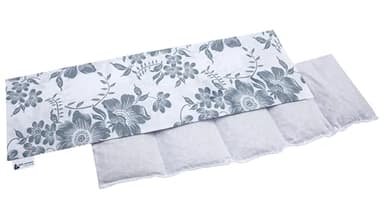 Medi Partners Coussin chauffant noyaux de cerise 60x20cm 800g Coton 5 Chambres par le froid Taie d'oreiller amovible (Berry)