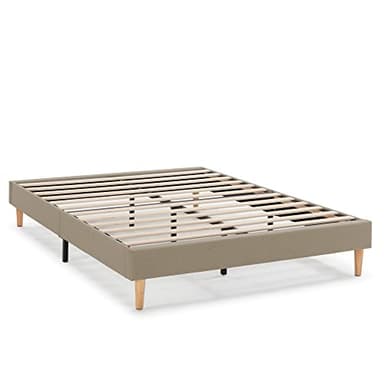 HOMN LIVING Sommier tapissier Aura 160x200 cm Beige, Hauteur 30 cm