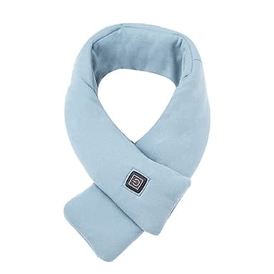 Écharpe chauffante, femmes hommes écharpe chauffante USB lavable hiver chaud chauffant tour de cou rechargeable écharpes chauffantes plaine électrique chauffe-cou