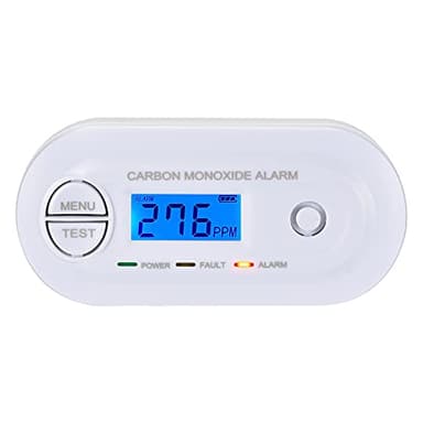 Scondaor Détecteur de Monoxyde de Carbone en 50291 certifié, Détecteur de CO avec Affichage Numérique, Batterie Remplaçable, Capteur 10 Ans