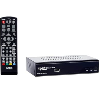 Strom 505 Décodeur TNT Full HD -DVB-T2 - Compatible HEVC265 - (HDMI, Péritel, USB, Dolby Digital Plus) Noir