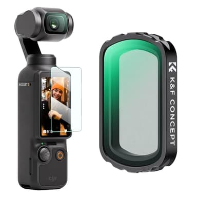 K&F Concept Filtre Black-Mist 1/4 Black Diffusion Magnétique Compatible avec DJI OSMO Pocket 3 Nano-revêtements Étanche Anti des Rayures Léger HD