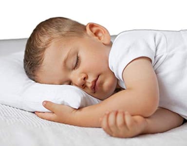 OREILLER LATEX Naturel BÉBÉ 30x50 cm Hypoallergénique multi-perforé & alvéolé 👍 - HOUSSE amovible en 100% COTON