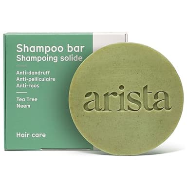 Arista Shampoing Solide Antipelliculaire | Tea Tree, Feuille de Neem & Arnica | Sans Sulfate | Vegan