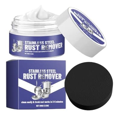 Dérouillant - Nettoyant Rapide Et Actif Pour Graisse De Fer Et Rayures | Enlève-Taches De Points De Rouille | pour Électroménagers Éviers Outils Meubles Réfrigérateur Four Ustensiles de