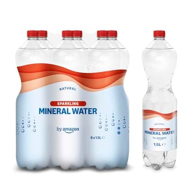 by Amazon Eau Minérale Naturelle Gazeuse, 6x1.5L