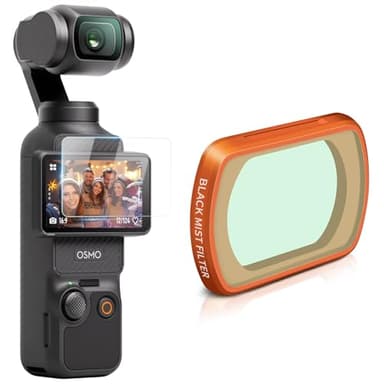 MINGVEN Filtre à brume noir pour DJI Osmo Pocket 3, filtre créatif magnétique pour DJI Osmo Pocket 3 Creator Combo