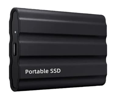 Disque Dur Externe 2To,2.5 Pouces, Portable étanche et Anti-Choc pour PC, Mac, TV, MacBook, Ordinateur Portable, Bureau, Windows -Noir