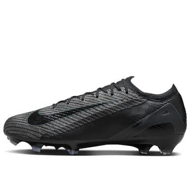 Nike Homme Zm Vapor 16 Elite FG Soccer Shoe, Black/Black-Deep Jungle, 40.5 EU