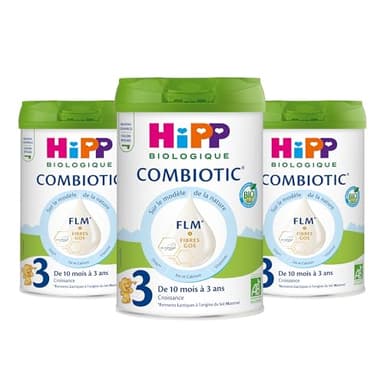 HiPP - Combiotic FLM - Lait 3 Croissance - Boîte - 3x800g