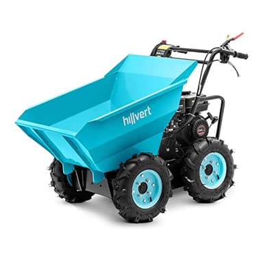 Hillvert HT-MD-400 Brouette à Moteur 6.5 Ch 400 kg Mini Dumper Brouette Thermique