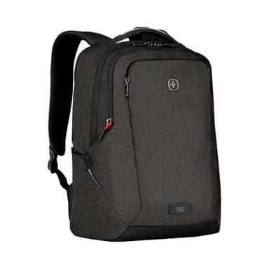 WENGER MX Light Sac à Dos pour Ordinateur Portable 16 Pouces avec Poche pour Tablette Tactile 10 Pouces, 21 l, Femmes Hommes, Affaires Uni École Voyages, Gris, 611642