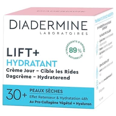 Diadermine Lift+ Hydratant Crème de Jour Anti-Rides Ultra Fermeté, Le Pot de 50ml