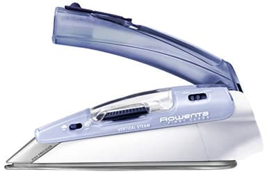 Rowenta Fer de voyage Focus Travel DA1510 | max. 1000 W | jet de vapeur 45 g/min | verticale | poignée pliable | sac de rangement | fer à repasser à 2 tensions de fonctionnement (120 V, 240 V)