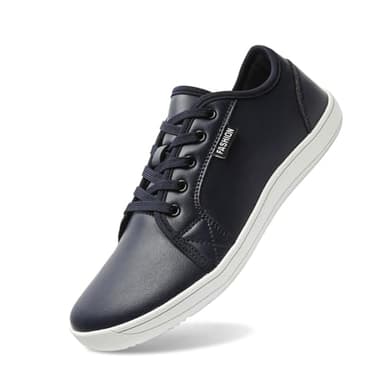 Chaussures de course à pied, unisexes, larges, pieds nus pour homme et femme, baskets minimalistes, légères et confortables, noir foncé, 41 EU