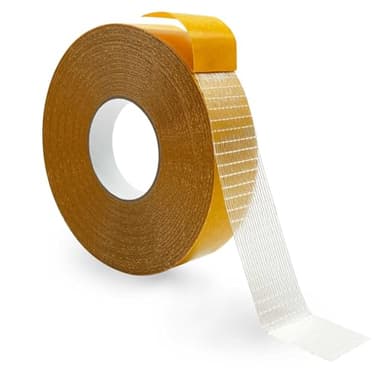 Birllaid Ruban adhésif transparent multifonctionnel pour vêtements, ruban adhésif double face robuste 2,5 cm x 20 m, ruban adhésif double face puissant à haute adhérence