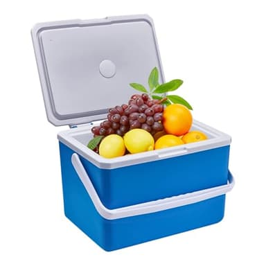 SVCEQZE Glacière, 5L Glacière Camping, Glacière Passive, Coffre À Glace De Voyage, Glacière Rigide Isolée Multifonctionnelle De 5 L avec Rétention De Glace