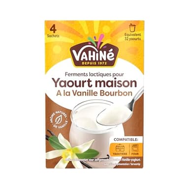 VAHINÉ - Ferments Vanille pour Yaourts 4 x 5 g