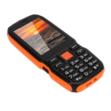 Tosuny Téléphone Portable Senior, Téléphone Portable 2G pour Personnes âgées, écran de 2,6 Pouces, Haut-Parleur, Batterie 3000 MAh, Double SIM, GSM, Téléphone débloqué, Facile à (Orange)
