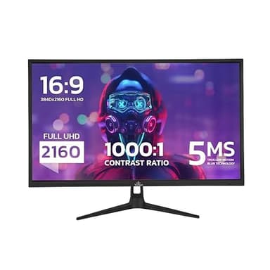 YEYIAN Ecran Flat Esports 27” 4K UHD HDR IPS | 3840x2160 | 60 Hz | 16:9 | Réponse 5 ms | NVIDIA G-Sync AMD FreeSync | VESA | DisplayPort HDMI USB