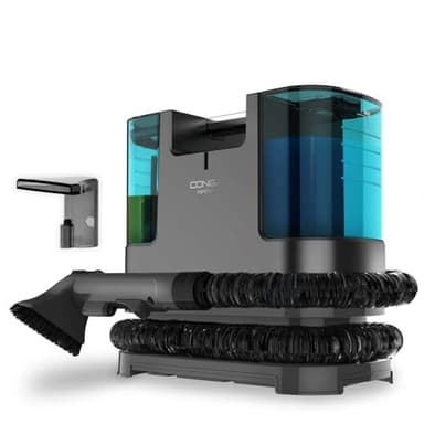Cecotec Nettoyeur de Tapis Conga Popstar 3000 CarpetClean. Nettoyeur Vapeur 400 W, 2 Réservoirs d'Eau (Propre et Sale), Pulvérisateur d'Eau, Rayon d'Action de 6 m, Longueur du Tuyau 1,2 m