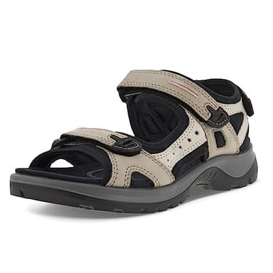 Ecco Offroad Black/mole/black O.nub/o.nub/tex, Sandales de sport femme, Beige (ATMOSPHERE/ICEW./BLACK 54695), 40 EU