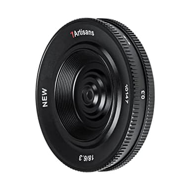 7artisans Objectif APS-C Ultra Fin 18 mm F6.3 pour appareils Photo compacts sans Miroir Sony A7 A7II A7III (A7M3) A7R A7RIII A7S A7SIII A6000 A6300