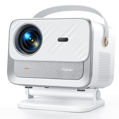 【Netflix Certifié/Dolby 20W】 Videoprojecteur 4K WiFi 6 Bluetooth, 30000 Lumens YABER Projecteur Video Auto Focus/Keystone, Retroprojecteur Portable Natif FHD 1080P, 2x10W Haut-Parleurs, Système Linux