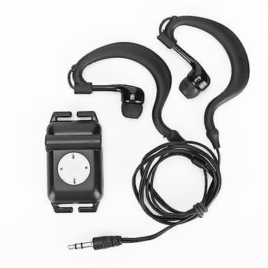 Lazimin Lecteur MP3 de Natation étanche IPX8, Mini Lecteur de Musique avec écouteurs HiFi Son sans Perte pour Les Sports Nautiques de Natation