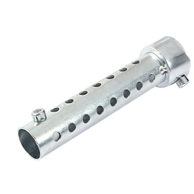 Silencieux Moto 35Mm,Db Killer,Déflecteur De Moto l,Pot D'Écnt De Moto l Pour Moto Db Killer Silencieux Silencieux Insert De u Déflecteur Argent (35 Mm / 42 Mm / 45 Mm)(35Mm)