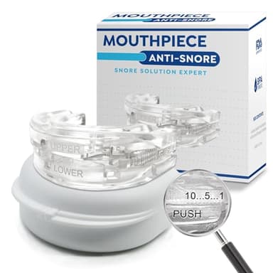 Goutiere Dent Bruxisme,Orthèse anti-ronflement,Gouttière Anti Ronflement,Il RéSout Efficacement Le ProblèMe Du Ronflement Pendant Le Sommeil,Anti-ronflements réglables en silicone anti-ronflement