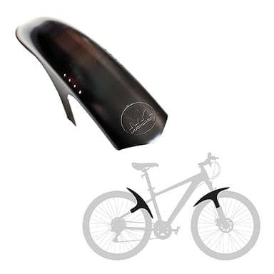 Mudhugger Garde-Boue pour vélo – FRX Garde-Boue Avant ou arrière pour Mini vélo de 26", 27,5" et 29", Longueur 435 mm x Largeur 90 mm, Ajustement Universel, Fixations incluses pour VTT, Course et