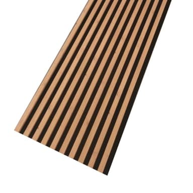 MEBANO. Panneau Acoustiques Mural sur Feutre 1,272 m² 240x53 cm (2 pièces 240 cm x 26,5 cm) Couleur Chêne Artisan Panneaux Acoustiques Muraux en MDF Murale Decoratif Isolation Sonore