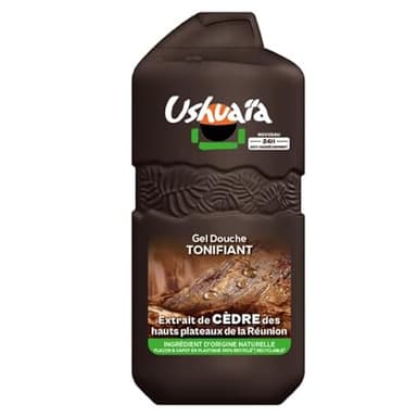 Ushuaïa Gel Douche Tonifiant Cèdre Réunion 280ML