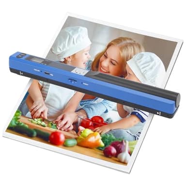 Scanner Portable, Scanner de Documents Portable pour Photo Professionnelle, Carte SD 16 Go, Haute Vitesse 900 Dpi, A4 JPG/PDF, USB, Tablette, compatibilité OS X, pour Bureau