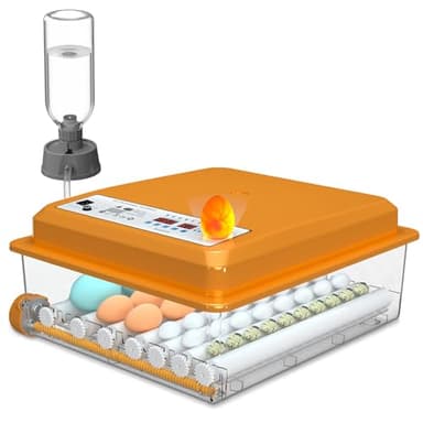 Chalixion Couveuse Oeuf Automatique 36 Oeufs, Couveuse Oeuf Contrôle Température, Incubateur de 5 Modes d'incubation Automatiques, Affichage Humidité, Remplissage Automatique d'eau et Retournement