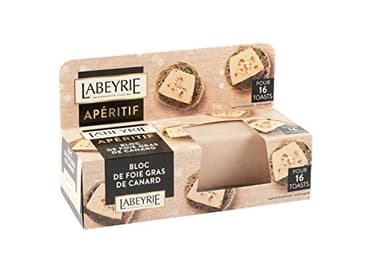 Labeyrie Bloc de Foie Gras de Canard Barquette 100 g