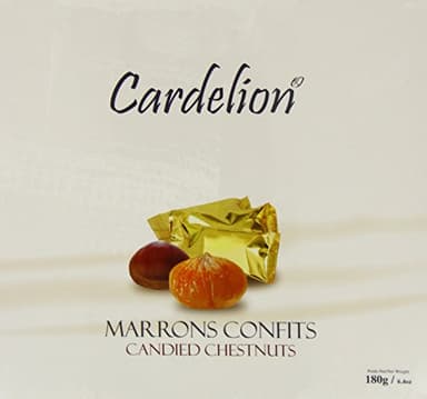 Marrons glacés Cardelion (180 Gram 6.3 oz, 10 Pieces)
