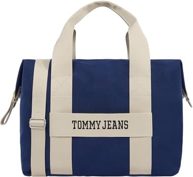 Tommy Jeans Sac Duffle Bag Homme Retro Cool Week-End, Bleu (Velvet Blue), Taille Unique