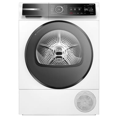 Bosch WQB245B40, Stiftung Warentest GUT (2,5)*, Sèche-linge intelligent à pompe à chaleur 9 kg, séchage contrôlé par capteur AutoDry, programme automatique SmartDry, écran LED, condensateur