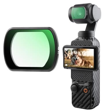 Walking Way Filtre Black-Mist 1/4 Magnétique pour DJI OSMO Pocket 3 Black Pro Mist Diffusion Filter – Idéal pour Portraits, Vlogs & Effets Cinématographique
