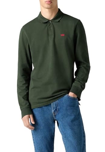Levi's Homme Polo Manche Longue Housemark Slim Duffel Bag Greens M