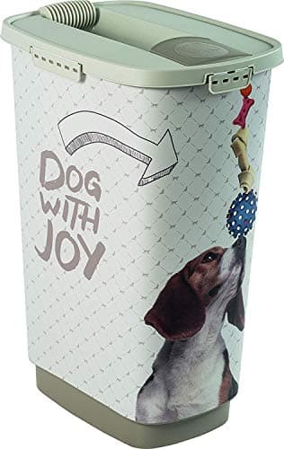Rotho Mypet Cody Récipient pour Aliments pour Animaux Domestiques de 50 l avec Couvercle et Goulotte pour un Dosage Pratique, Plastique (PP) sans BPA, Exemple, 50 l (39,7 X 29,6 X 58,5 cm)