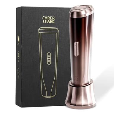 CARER SPARK Appareil Radiofréquence Visage 3MHz Appareil de Massage Visage Anti-Rides avec Ultrasons EMS Photothérapie Réduction des Rides et des Fines Lignes
