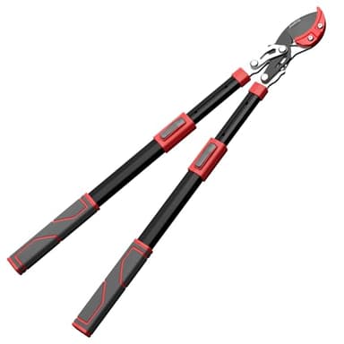 JiveSnip Sécateur Télescopique Telescopic Loppers, Coupe-Branches Robuste avec Structure à Engrenages, Lames SK5 Avec Revêtement en Téflon, Poignées en Alliage D'aluminium