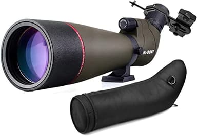 Svbony SV13 20-60X80 Longue Vue avec Adaptateur Smartphone, HD Porro Prisme FMC Optique Étanche Monoculaire Longue Vue pour Tir Sportif, l'Observation des Oiseaux