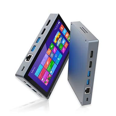 HEIGAOLAPC Mini PC Win 11 Pro, 8 Go DDR4/128 Go eMMC,Processeur Celeron J4125 (jusqu'à 2,7 GHz),Micro Ordinateur de Bureau,Double écran 4K,Ultra Fin,Petit PC WiFi5/BT5.2/USB3.0
