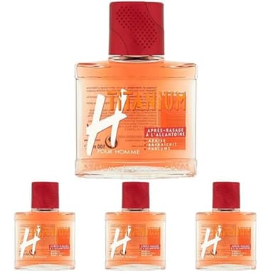 H pour Homme Après Rasage Flacon Titanium (Lot de 4)