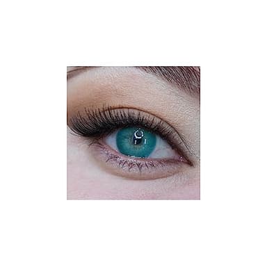 MYSALENS® Lentilles De Contact De Couleur Hidrocor 2 Blue Couleur Naturelle très haute opacité Kit De Rangement Boitier Pince et applicateur Offert 12 Mois sans correction