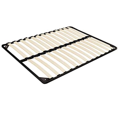 IZTOSS Sommier 140x190cm Sommier à Lattes pour Adulte en Bois(Sommier 140x190-0pied)